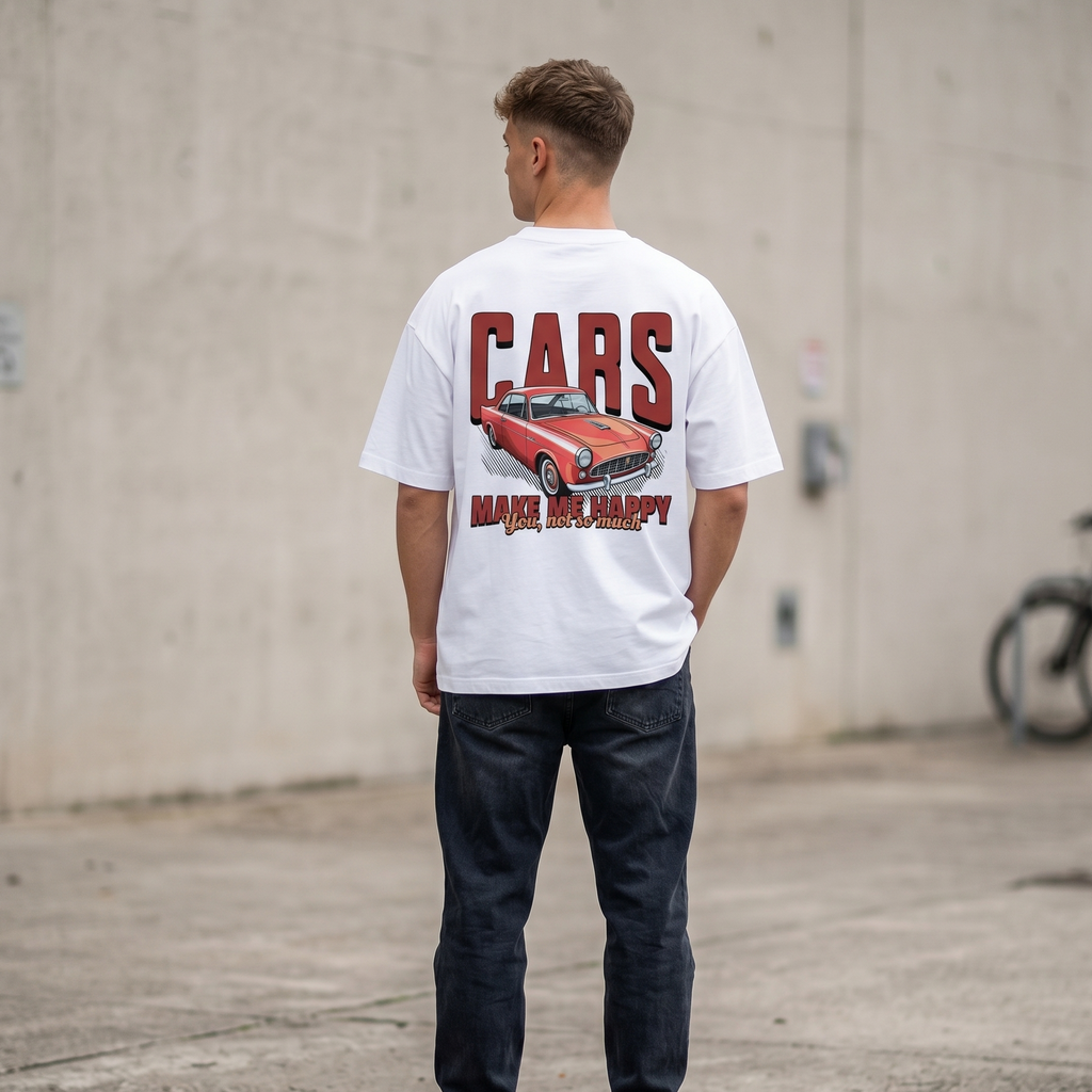 The Happy Gearhead: Vintage Car Oversized Tee
