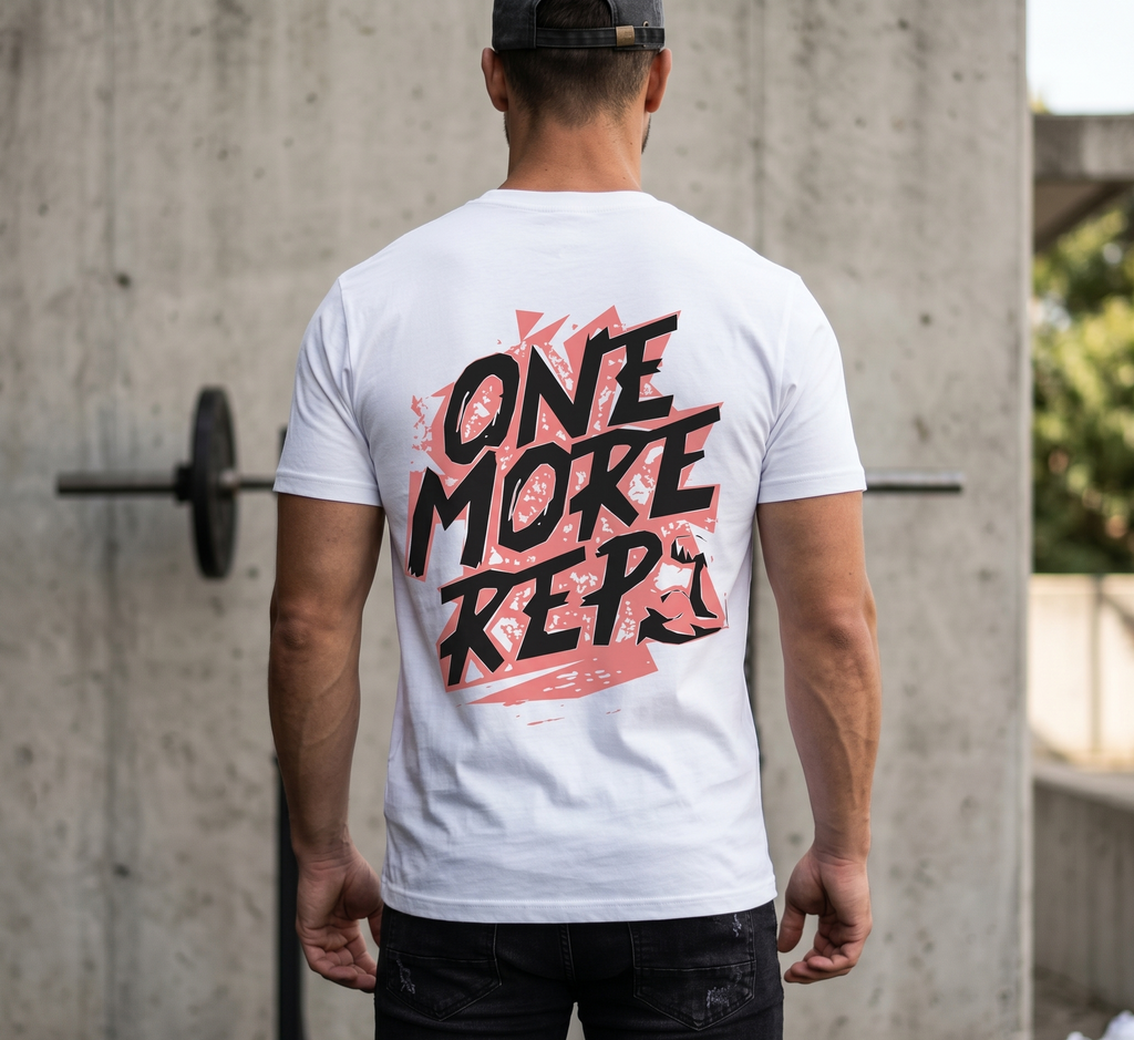 The Iron Grit: "One More Rep" Premium Round Neck Tee